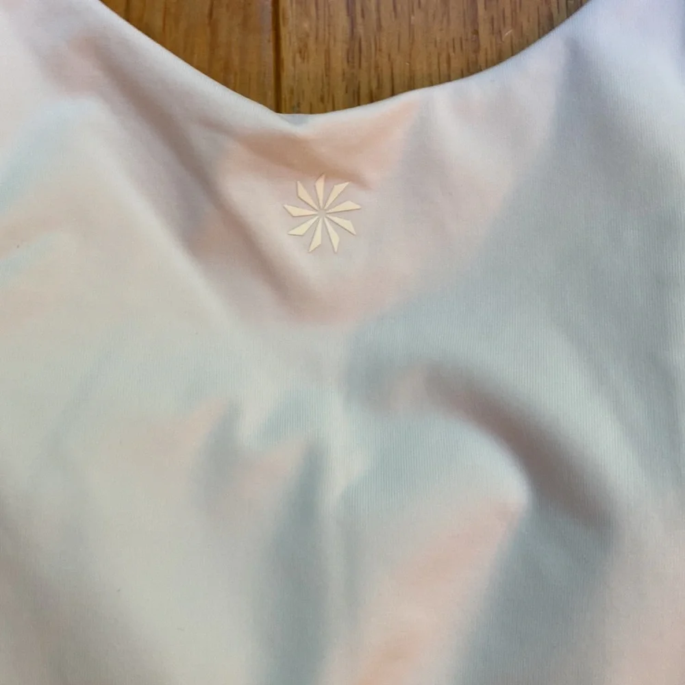 Athleta white sports bra L - Picture 4 of 7